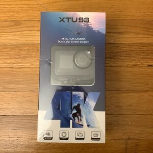 XTU S3 4K Action Camera 20mp Dual Color Screen Display Underwater